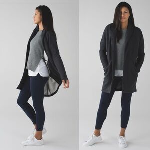 LULULEMON & go take you there shacket wrap jacket light heather grey